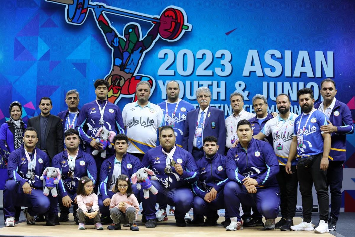 وزارت ورزش نایب قهرمانی تیم ملی جوانان وزنه‌برداری در آسیا را تبریک گفت