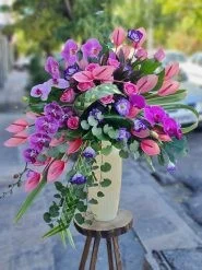 جام گل هدیه ای لوکس برای مناسبت های خاص