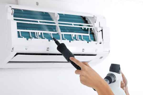 What is the cause of the split air conditioner freezing?