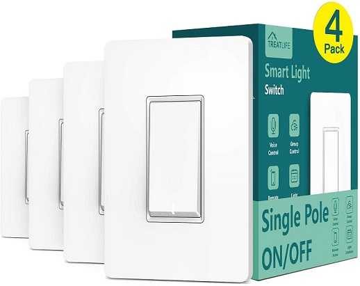 Single Pole Treatlife Smart Light Switch