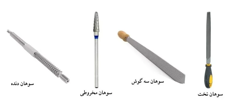 انواع سوهان چوب و کاربردهای آن ها در نجاری و کارهای دستی