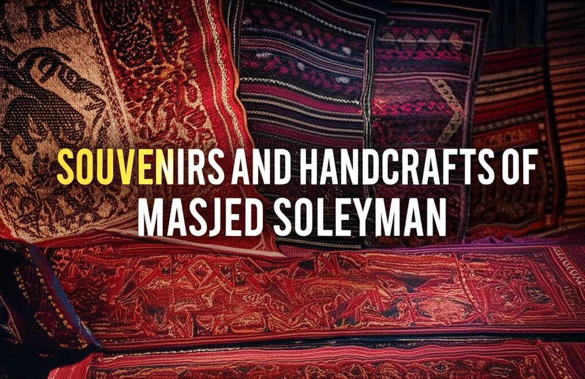 سوغاتی ها و صنایع دستی مسجد سلیمان