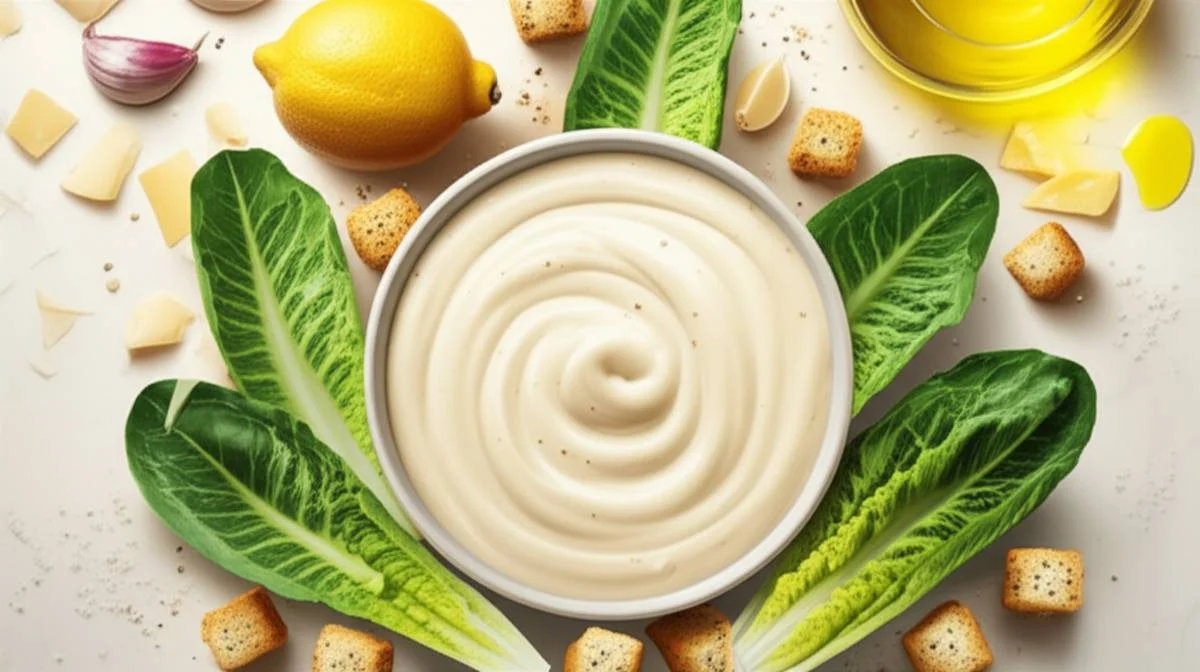سس سزار اصیل: آموزش کامل تهیه سس سزار خوشمزه