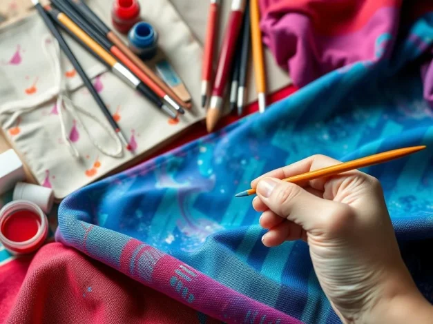 نقاشی روی پارچه: تکنیک ها و نکات حرفه ای برای طراحان و هنرمندان
