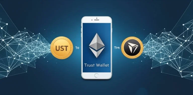 آموزش تبدیل تتر ERC20 به TRC20 در تراست ولت | گام به گام