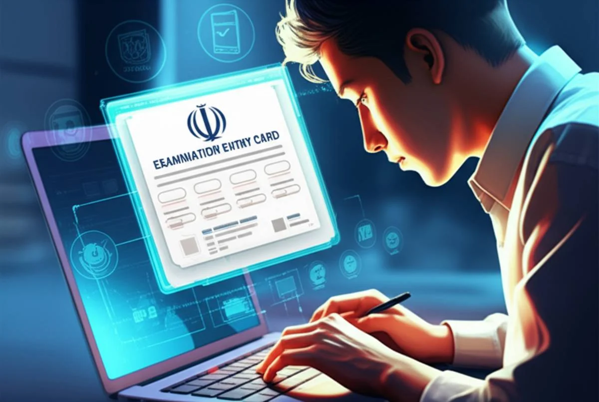 نحوه دریافت کارت کنکور سراسری ۱۴۰۳ - راهنمای جامع