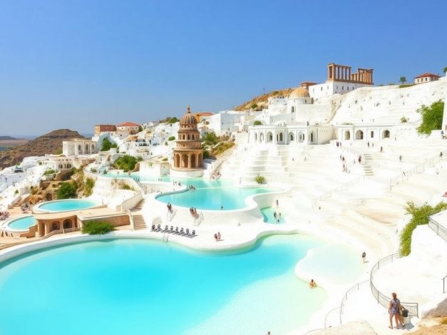 زمان بازدید از استخرهای کلئوپاترا - راهنمای کامل پاموکاله