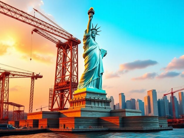 ساخت مجسمه آزادی | داستان شگفت انگیز یک نماد جهانی